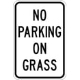 thumbnail image 1 of No Parking in Driveway - Noticeable 12 x 18 Design with 3M High-Intensity Prismatic Reflective Sheeting. A Genuine Sign Backed by a Solid 10-Year 3M Warranty., 1 of 3