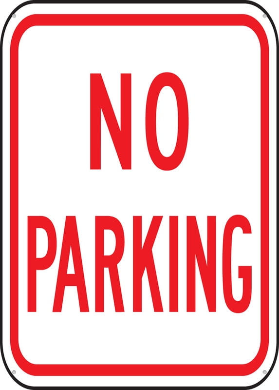 Custom No Parking Sign – Your Own Wording, Weatherproof Aluminum, 8x12 Inches