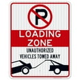 thumbnail image 1 of No Parking Symbol Sign, Loading Zone Sign,, 1 of 8