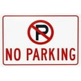 thumbnail image 1 of No Parking Symbol Sign Metal Signs, Cautions Security Tin Sign, Safety Warning Signs, Street Business Wall Decor 12 X 8 Inch, 1 of 4