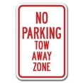 thumbnail image 1 of No Parking Tow Away Zone Sign 12" x 18" Heavy Gauge Aluminum Signs, 1 of 4