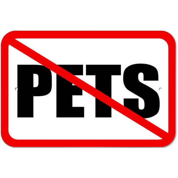 No Pets Symbol Sign