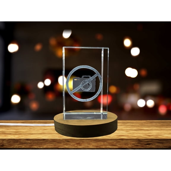 No Photo 3D Engraved Crystal Gift - Unique Personalized Keepsake