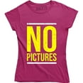 thumbnail image 1 of No Pictures Introvert Sarcastic Privacy Funny Antisocial Women's T-Shirt, 1 of 4