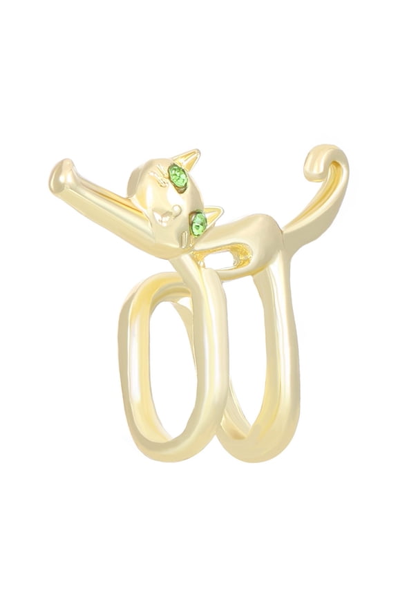 No Piercing Required Cats Shaped Ear Clip Eye catching Ear Cuff Party Accessory