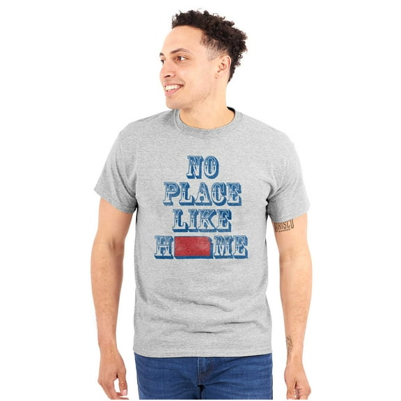 No Place Home Heart Land State Kansas Plus Size Crewneck Graphic Tee Shirt Brisco Brands 2X
