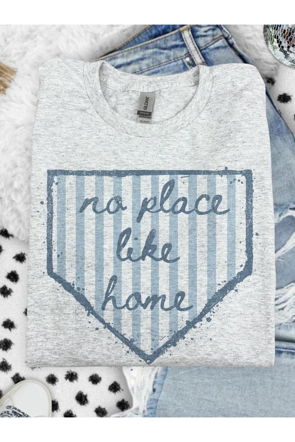 No Place Like Home Shirt Cozy Graphic Tee Farmhouse Style Shirt Neutral Aesthetic Tee Rust