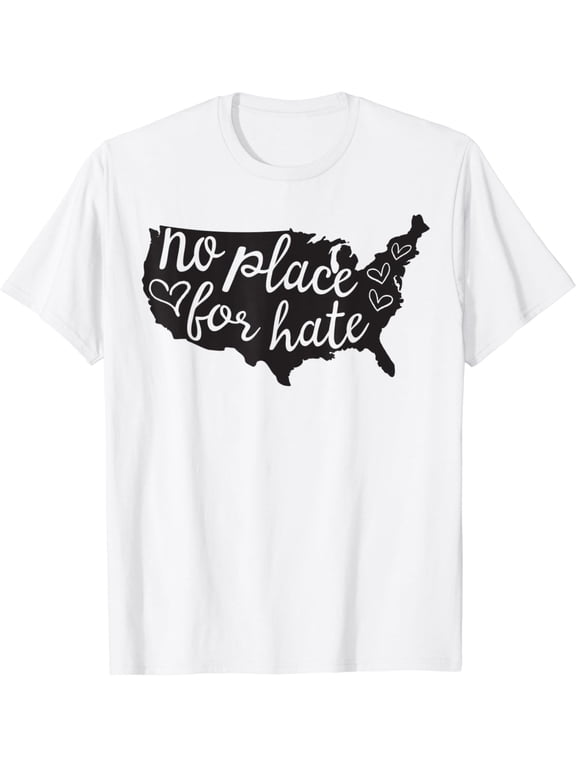 No Place for Hate USA Equality Diversity T-Shirt