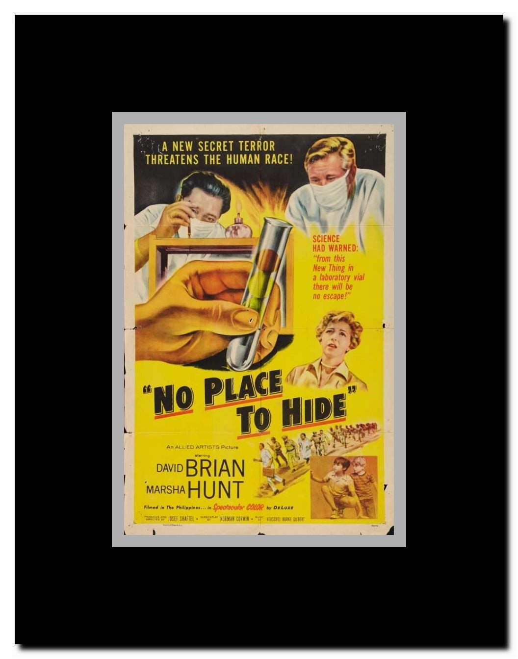 No Place to Hide Framed Movie Poster