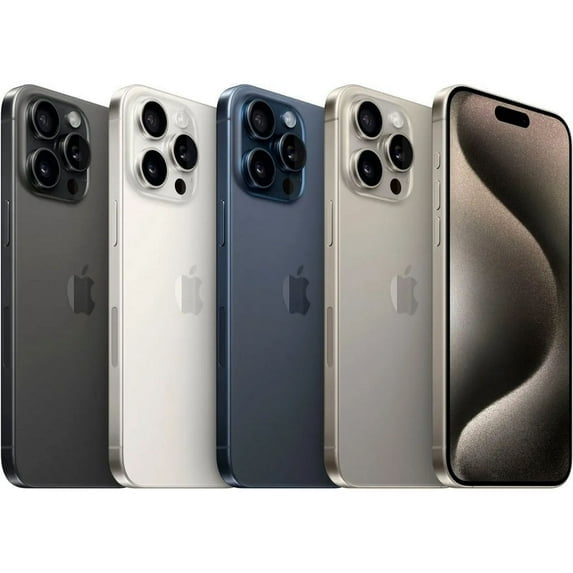 Pre-Owned No Plan-Unlocked Device, Apple, A2849, iPhone 15 Pro Max, Cell Phone, 256GB, Natural Titanium