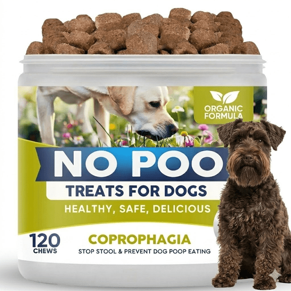 No Poo Chews for Dogs, Pupp, Soft Dog Chews, 120Ct