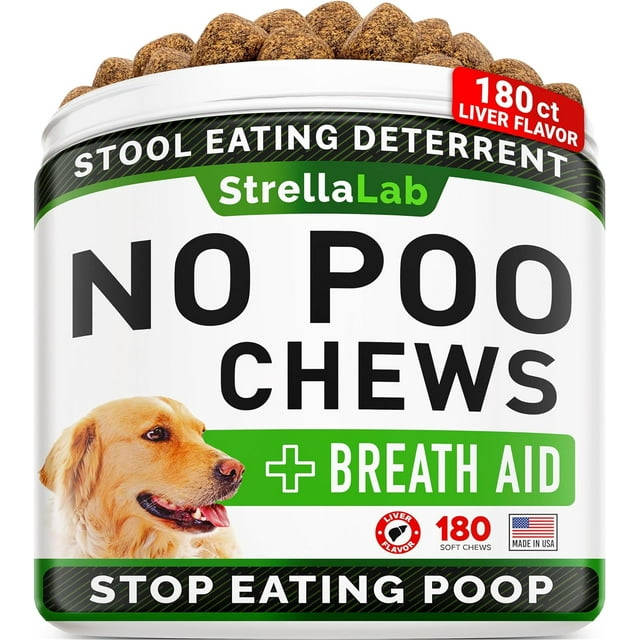 No Poo Treats for Dogs Stool Eating Deterrent Digestive Enzymes