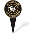 thumbnail image 1 of No Poop Signs for Lawn  No Peeing Dog Sign  Stop Dogs from Pooping or Peeing On Your Lawn Yard Sign Double Sided  Dog Sign, 1 of 7