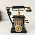 thumbnail image 1 of [No Power Required Vintage Telephone] Vintage Telephone Model Prop, European Retro Decor, Cast Iron, No Power Required, Home & Kitchen Decor, Collectible Money Bank, Party Favor, 1 of 8