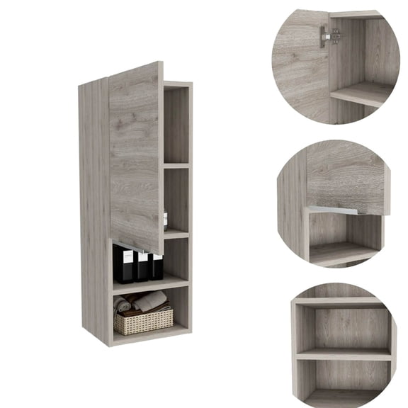 No Power Tools Assembly - User - Friendly Medicine Cabinet Installation