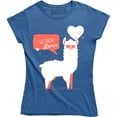 thumbnail image 1 of No Prob Llama Funny Cute Alpaca Problem Women's Gift T-Shirt, 1 of 4