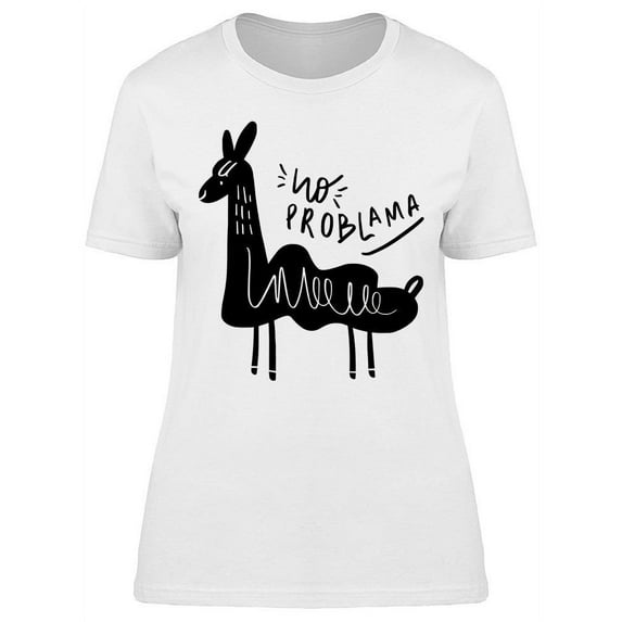 No Problama Silhouette T-Shirt Women -Image by Shutterstock, Female Medium