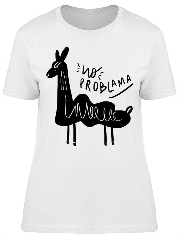 No Problama Silhouette T-Shirt Women -Image by Shutterstock, Female XX-Large