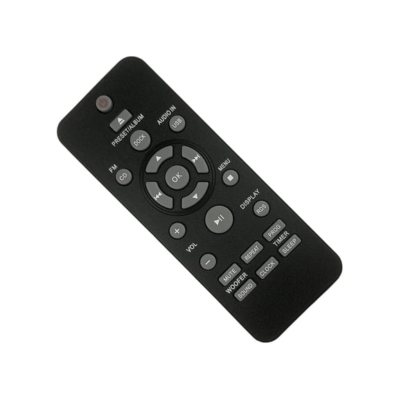 No Programming Required Remote For BTM2310/12 BTM2310/55 BTM2310/93 Audios Systems Shock Resistant ABS Construction