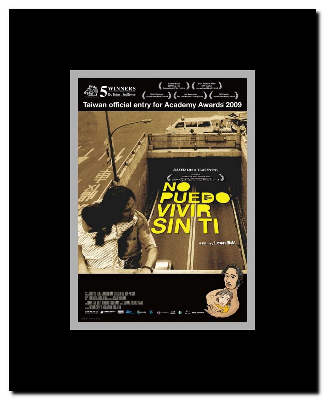 No Puedo Vivir Sin Ti Framed Movie Poster