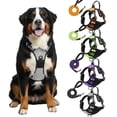thumbnail image 1 of No Pull Dog Harness - Adjustable Pet Vest for Small to Large Dogs, Soft Padded with Handle & Breathable Mesh, Gray M, 1 of 9