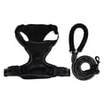 thumbnail image 1 of No Pull Dog Harness, Adjustable Reflective Front Clip Pet Vest with Easy Control Handle Black L, 1 of 8