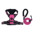 thumbnail image 1 of No Pull Dog Harness, Adjustable Reflective Front Clip Pet Vest with Easy Control Handle Hot Pink M, 1 of 8
