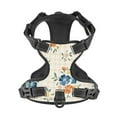 thumbnail image 1 of No Pull Dog Harness For Dogs Easy Walk Dog Vest Adjustable Collars Harnesses & Leashes Set Breathable Oxford Outdoor Walking Safety Reflective Strip Farmhouse Flowers Plaid Prints, 1 of 9