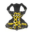 thumbnail image 1 of No Pull Dog Harness For Dogs Easy Walk Dog Vest Adjustable Collars Harnesses & Leashes Set Breathable Oxford Outdoor Walking Safety Reflective Strip Yellow Leopard Print, 1 of 9