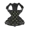 thumbnail image 1 of No Pull Dog Harness For Large Dogs Easy Walk Dog Vest Adjustable Collars Harnesses & Leashes Set Breathable Oxford Outdoor Walking Safety Reflective Strip Anchor Black, 1 of 9