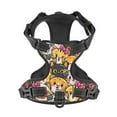 thumbnail image 1 of No Pull Dog Harness For Large Dogs Easy Walk Dog Vest Adjustable Collars Harnesses & Leashes Set Breathable Oxford Outdoor Walking Safety Reflective Strip Cute Cat Cartoon Illustration, 1 of 9