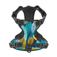 thumbnail image 1 of No Pull Dog Harness For Large Dogs Easy Walk Dog Vest Adjustable Collars Harnesses & Leashes Set Breathable Oxford Outdoor Walking Safety Reflective Strip Cool Leaves, 1 of 9