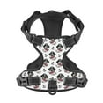 thumbnail image 1 of No Pull Dog Harness For Medium Dogs Easy Walk Dog Vest Adjustable Collars Harnesses & Leashes Set Breathable Oxford Outdoor Walking Safety Reflective Strip French Bulldog Pirate Dog, 1 of 9