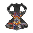 thumbnail image 1 of No Pull Dog Harness For Medium Dogs Easy Walk Dog Vest Adjustable Collars Harnesses & Leashes Set Breathable Oxford Outdoor Walking Safety Reflective Strip Mexican Ethnic Boho, 1 of 9