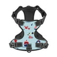 thumbnail image 1 of No Pull Dog Harness For Medium Dogs Easy Walk Dog Vest Adjustable Collars Harnesses & Leashes Set Breathable Oxford Outdoor Walking Safety Reflective Strip Adorable Marine Pattern, 1 of 9
