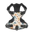 thumbnail image 1 of No Pull Dog Harness For Small Dogs Easy Walk Dog Vest Adjustable Collars Harnesses & Leashes Set Breathable Oxford Outdoor Walking Safety Reflective Strip Colourful Star Shape On Neutral Beige, 1 of 9
