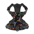 thumbnail image 1 of No Pull Dog Harness For Small Dogs Easy Walk Dog Vest Adjustable Collars Harnesses & Leashes Set Breathable Oxford Outdoor Walking Safety Reflective Strip Humming Bird And Flowers Embroidery, 1 of 9