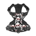 thumbnail image 1 of No Pull Dog Harness For X-Large Dogs Easy Walk Dog Vest Adjustable Collars Harnesses & Leashes Set Breathable Oxford Outdoor Walking Safety Reflective Strip Black White Little Panda, 1 of 9