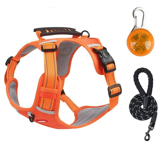 No Pull Dog Harness for Pets Adjustable Soft Padded Dog Vest for Large