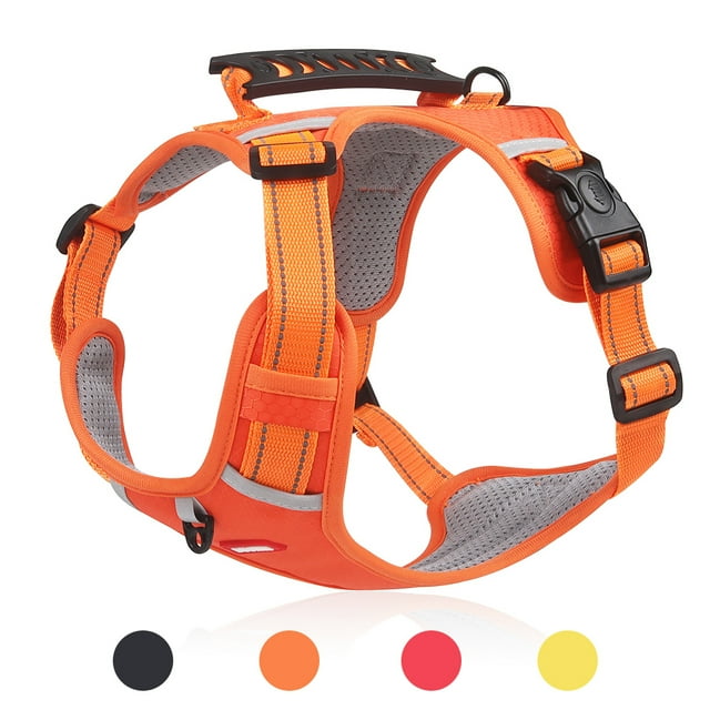 No Pull Dog Harness with Training Handle, Adjustable Reflective Pet