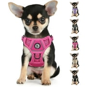 No Pull Dog Harness with 2 Leash Clips, Adjustable Soft Padded Dog Vest, Reflective No-Choke Pet Vest for Large Dogs