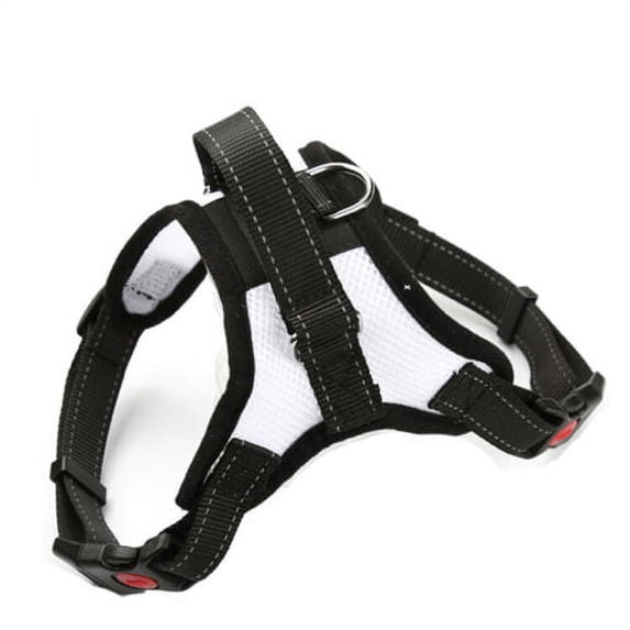 No Pull Dog Pet Harness Adjustable Control Vest Dogs Reflective Multitiple Color - Extra Large White