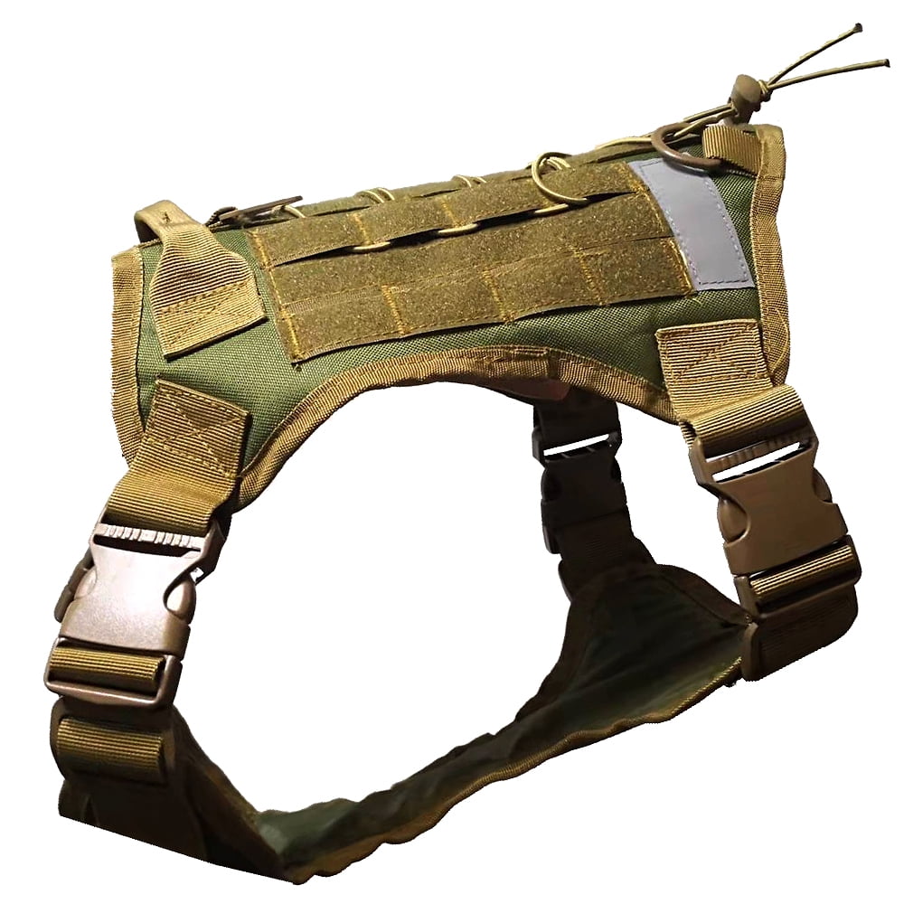 No Pull Reflective Front Clip Dog Harness with Handle Pet Vest,Outdoor Easy Control Hunting