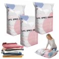 thumbnail image 1 of No-Pump Large Vacuum Storage Compression Bags, 2026 New Space Saving Storage Bag For Comforters Off-season Gear, Heavy-Duty Reusable Jumbo Cube Vacuum Seal Bags(3Pcs,L), 1 of 7