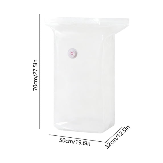 No Pump Vacuum Storage Bags for Clothes, Thickened Compression Bags for Bedding Comforters, Leakproof Airtight Travel Organizer for Pillows