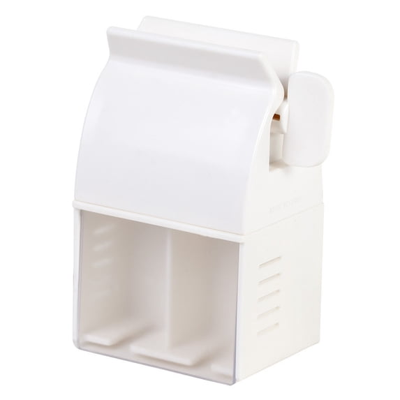 No-Punch Automatic Toothpaste Squeezer Creative Bathroom Bathroom Lazy Toothpaste Holder Home Macaron Squeeze Toothbrush Holder-White