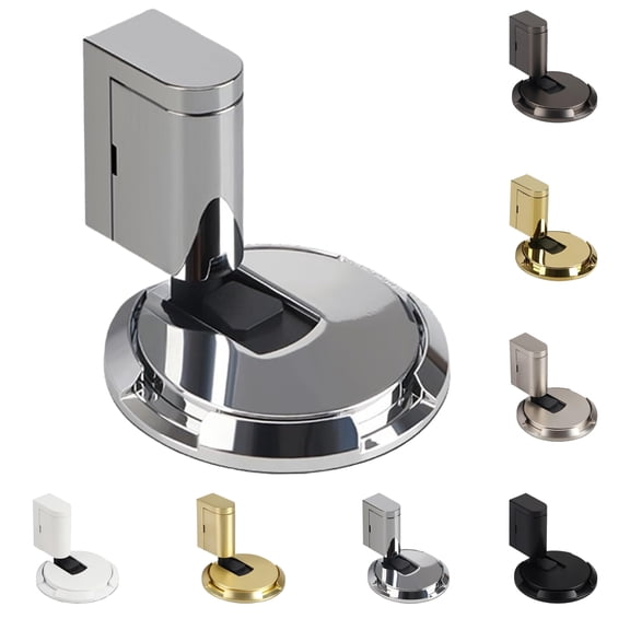 No-Punch Door Suction Windproof Ground Anti-Collision Door Fixed Stop for Home Doors