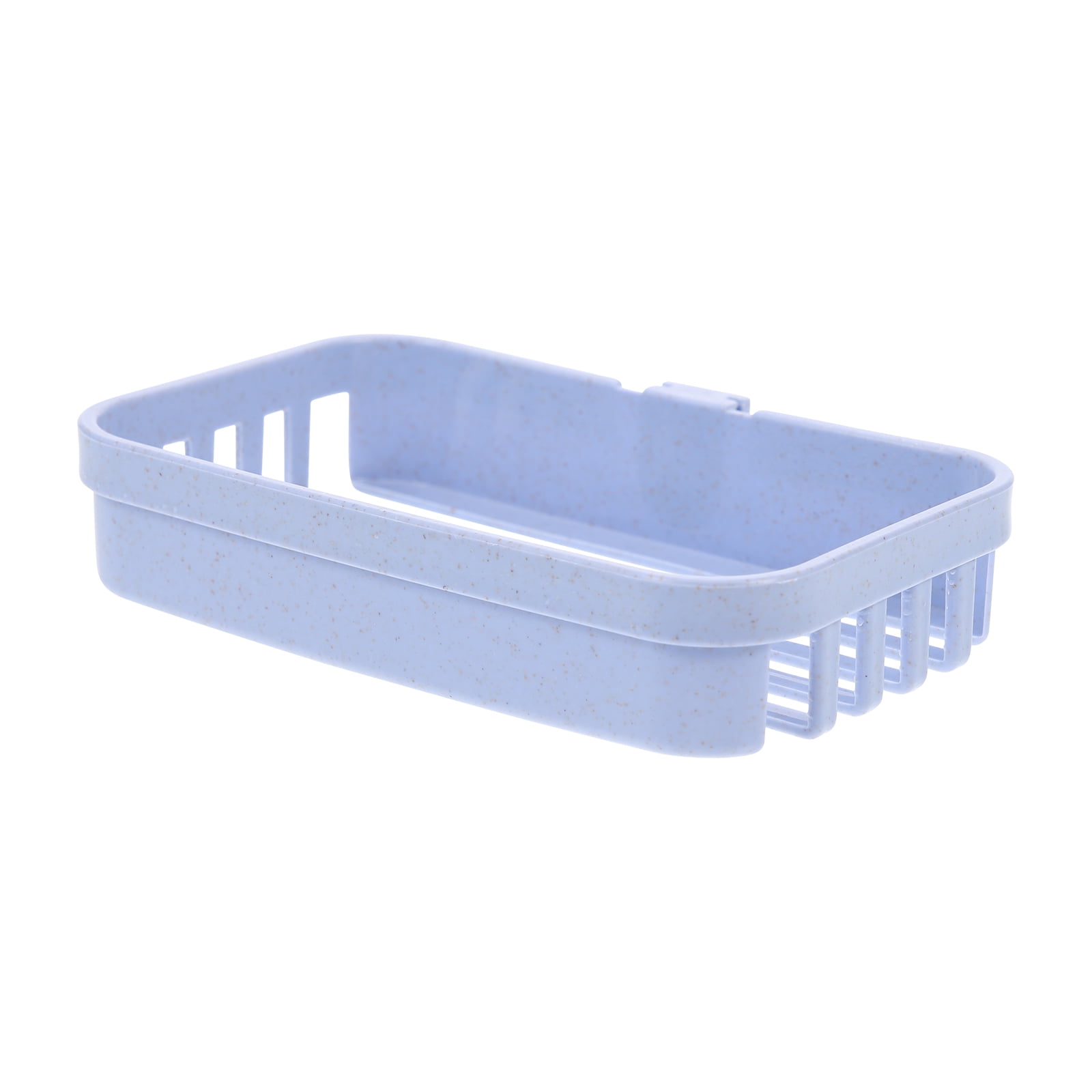 No Punch Soap Dish Bath Sponges Shower Wall-mounted Plastic Holder Suction Cup Trays for ...