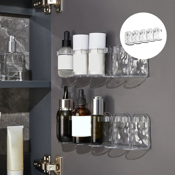 No-Punch Wall Mounted Storage Hooks, Corrugated Storage Rack ...