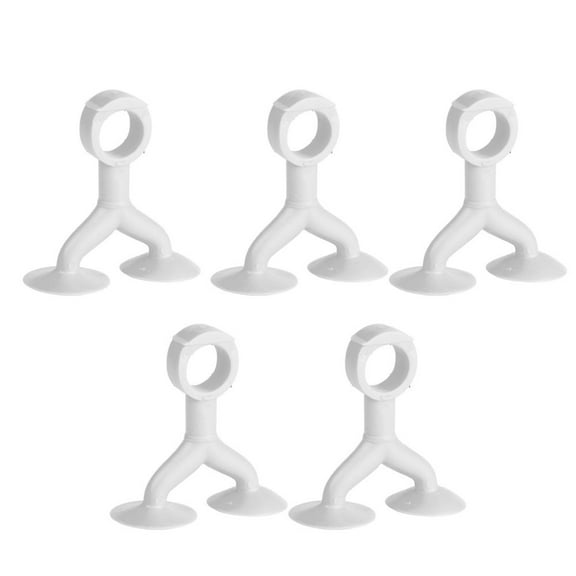 No-Punch Wallhanging Adjustable Shower Head Holder with Hook Shower Head Bracket Black